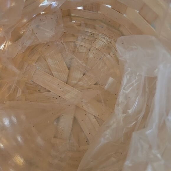 Baskets Small Desktop Finishing Home Storage Weaving Products Plant Cover Bin - Picture 10 of 16